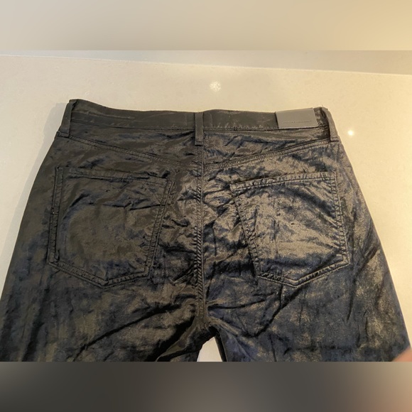 Citizens Of Humanity Crushed Velvet Pants. Size 29. Stormy Black. - Picture 9 of 12